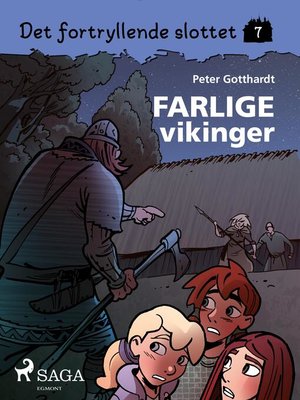 cover image of Det fortryllende slottet 7--Farlige vikinger